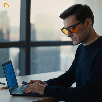 rhytm anti-blue light day + night glasses